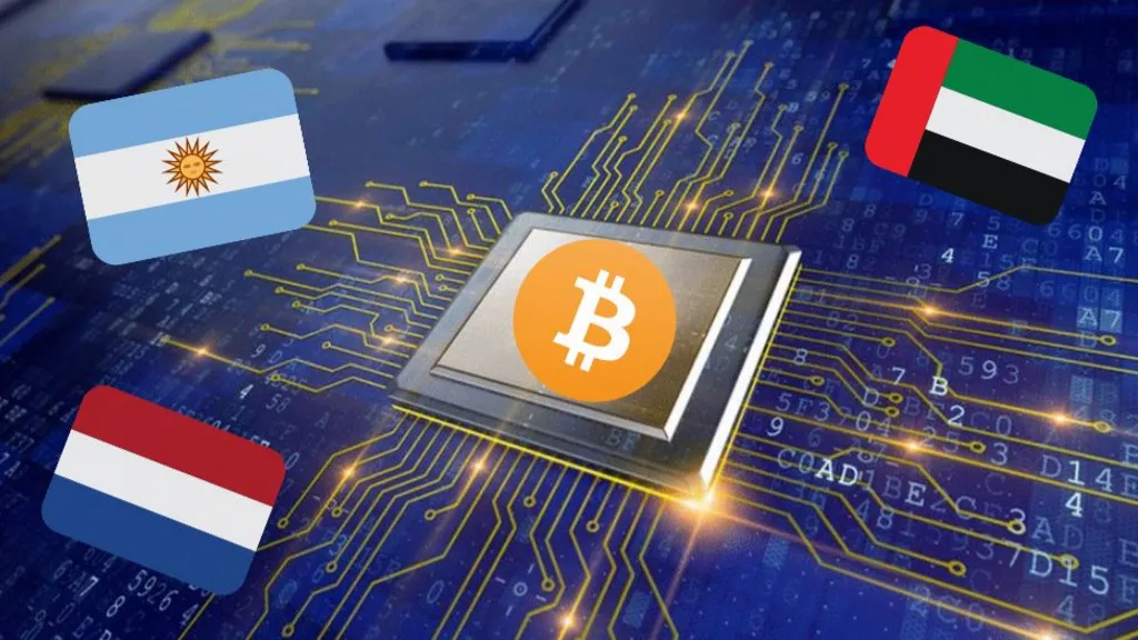 Bitcoin and energy illustration